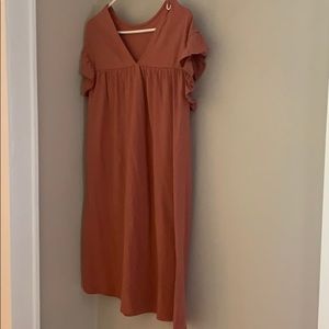 ASOS ruffle sleeve dress